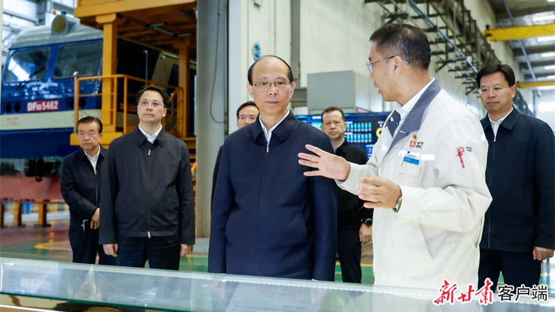 吴晓军在兰州市和兰州新区调研时强调建设现代化产业体系 提升城市发展能级 在全省高质量发展中勇担当、挑大梁